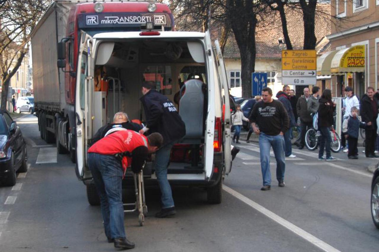 nalet na pješakinju