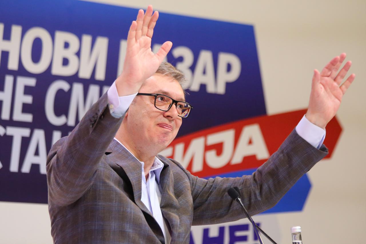 Novi Pazar: Predizborni skup Liste "Aleksandar Vučić - Srbija ne sme da stane" 