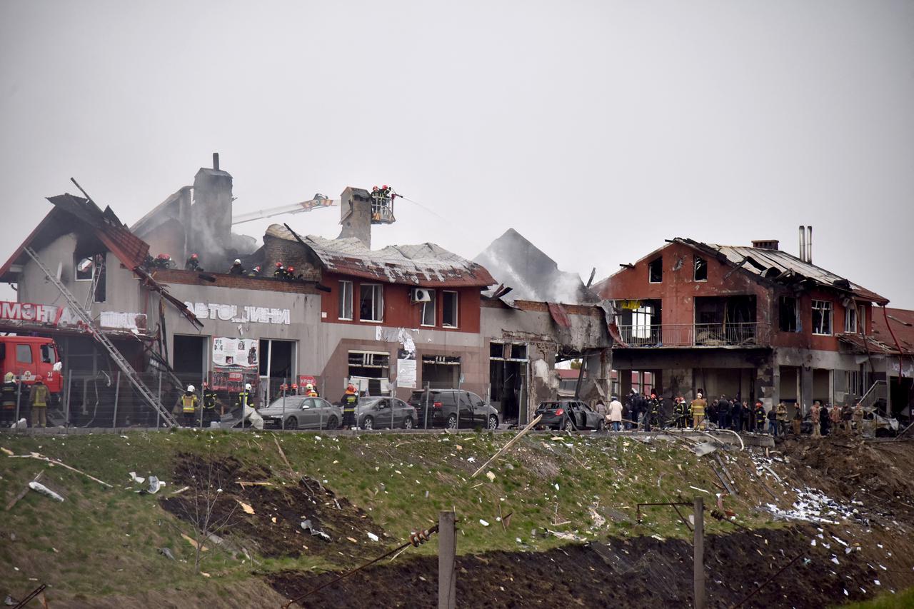 Russia's attack on Ukraine continues, in Lviv