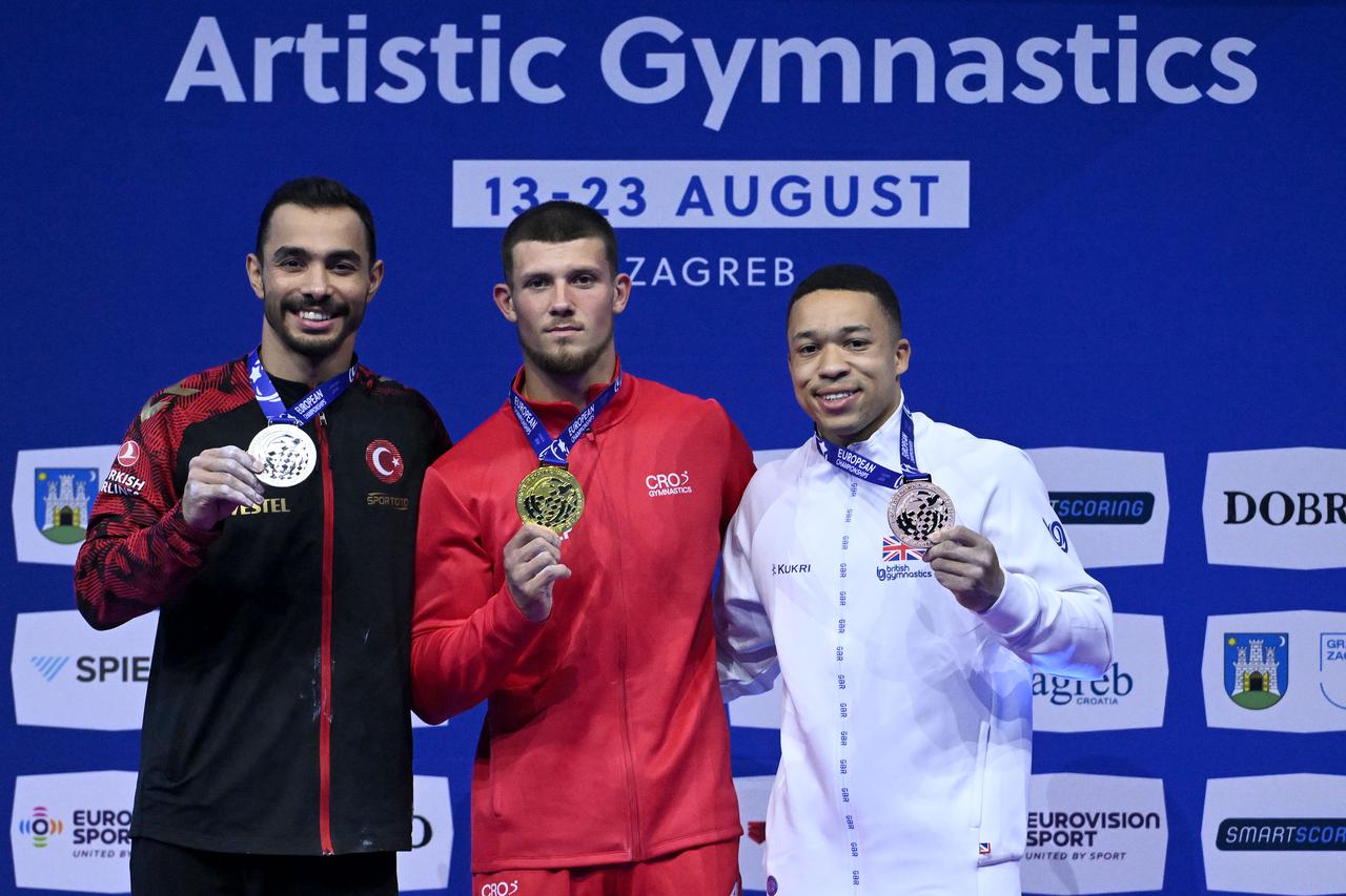 Zagreb: Illia Kovtun osvojio zlato u ručama na Europskom prvenstvu u gimnastici 2026.