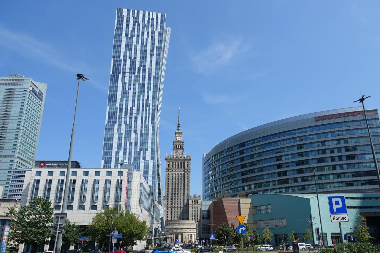 Skyscrapers in Warsaw