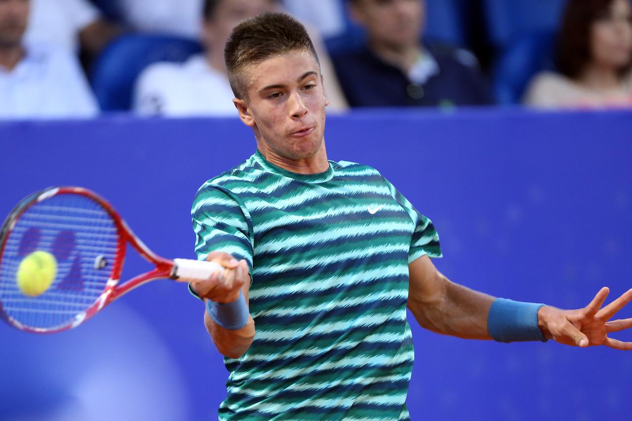 25.07.2014., Umag - 25. Vegeta Croatia open, cetvrtfinale Fabio Fognini (ITA) - Borna Coric (CRO). Photo: Slavko Midzor/PIXSELL