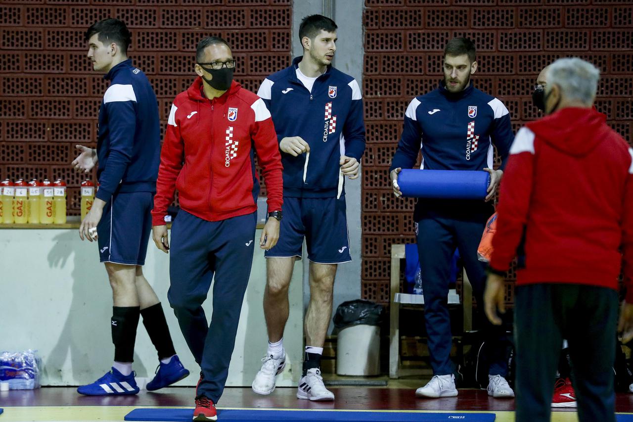 Zagreb: Trening hrvatske rukometne reprezentacije uoči kvalifikacija za Olimpijske igre