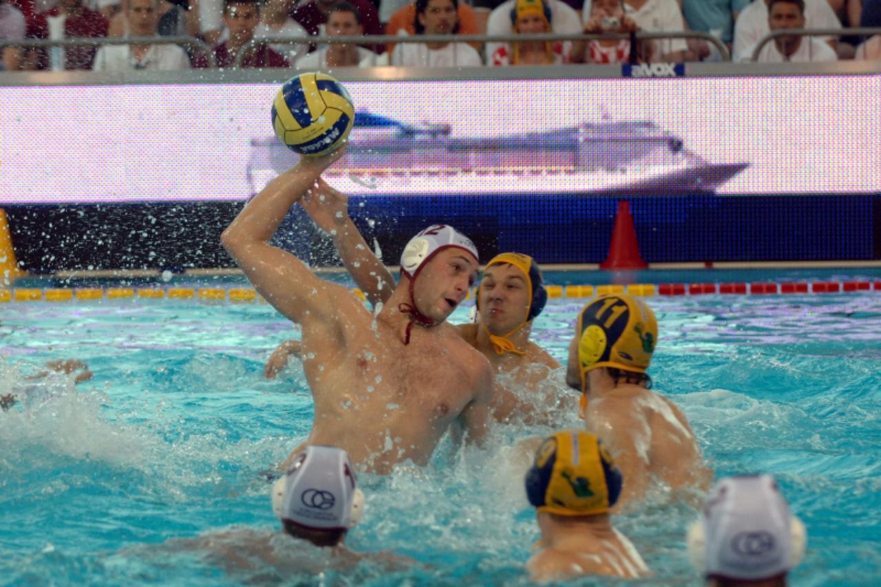 'za sport.....23.05.09 rijeka....finalfour vaterpolo eurolige....jug-mladost....paulo obradovic(jug12) Photo: Goran Kovacic/Vecernji list'
