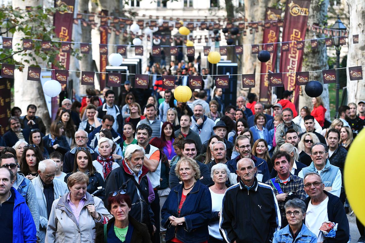 Hrvatska Lutrija proslavila 45. rođendan na prepunom Zrinjevcu