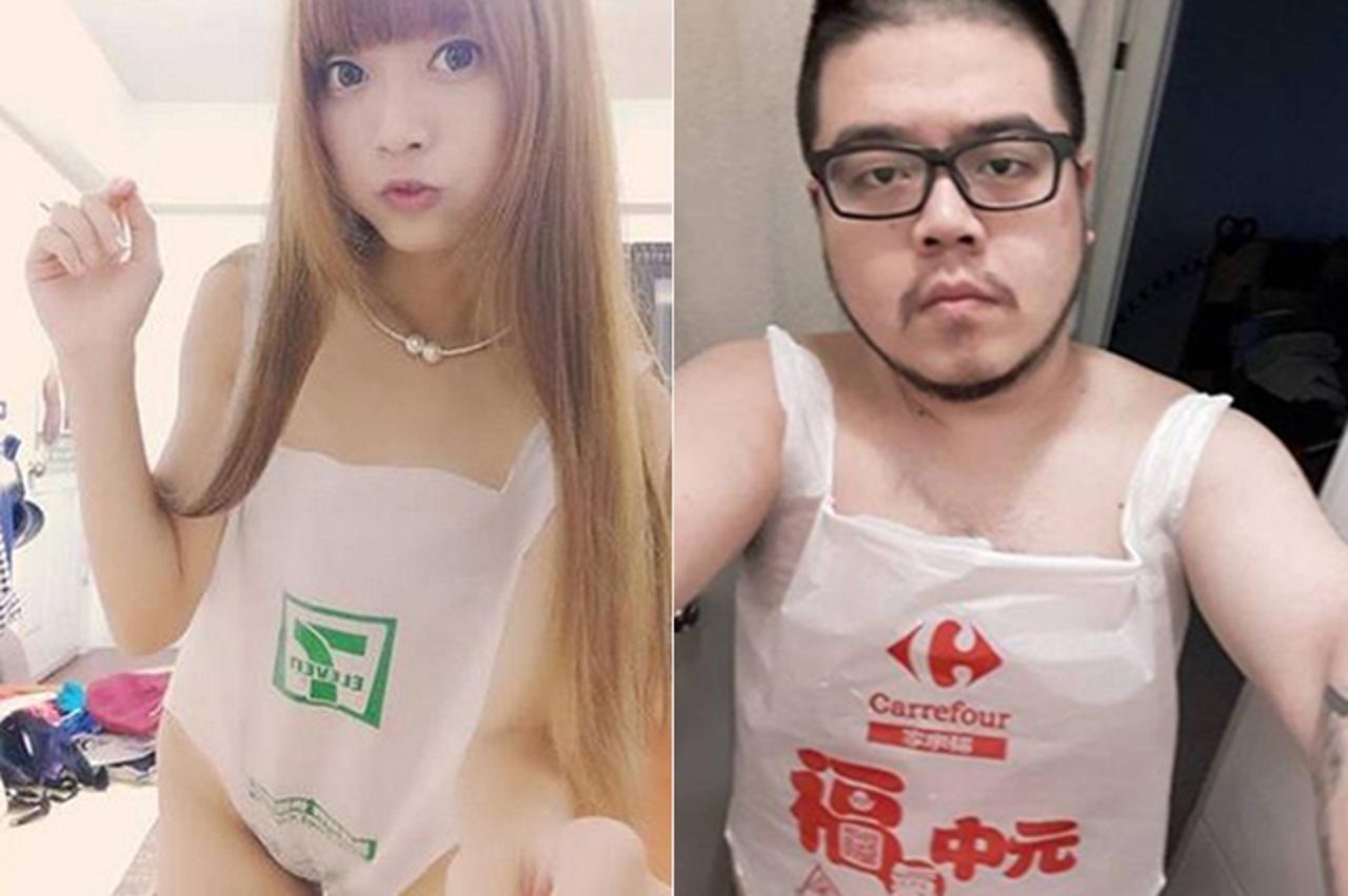 plastične vrećice, selfie, tajvan