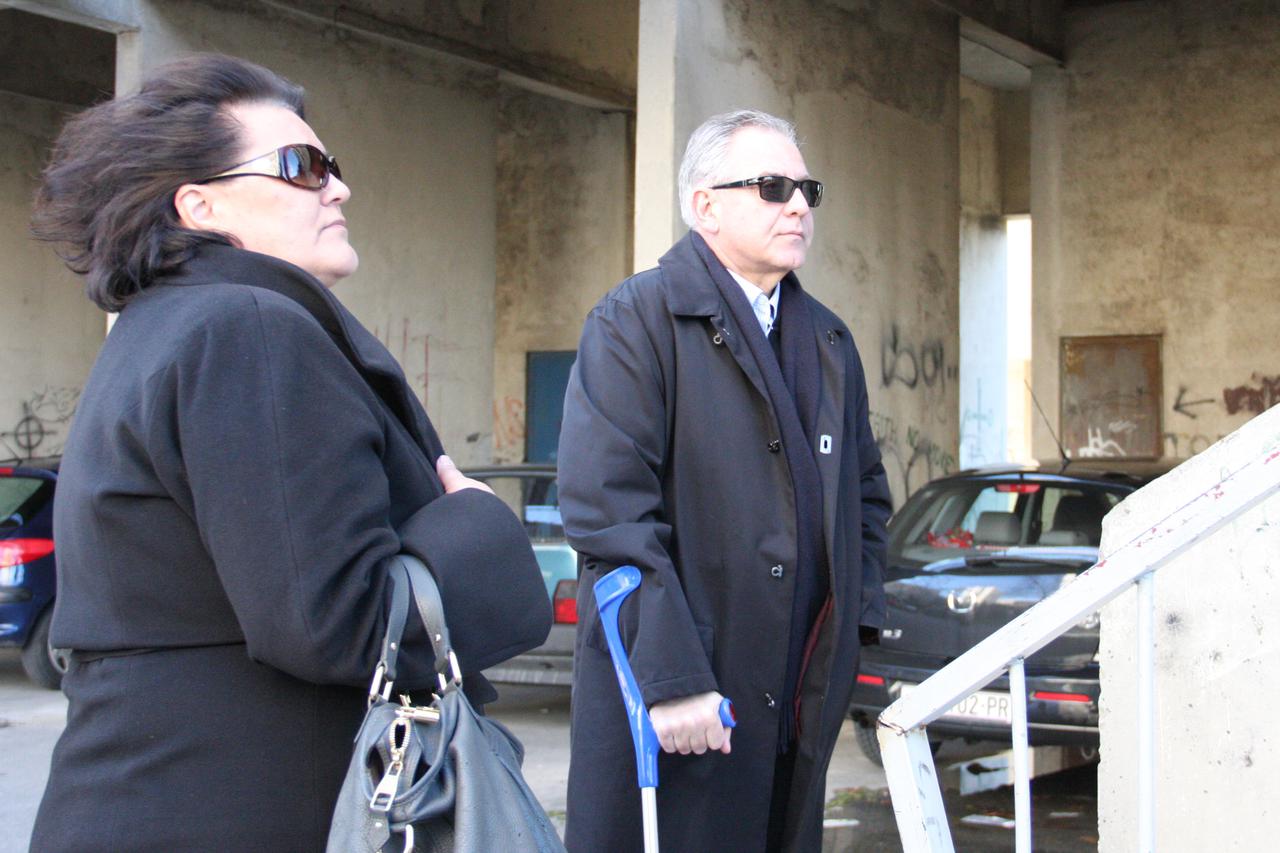 Split: Ivo Sanader u pratnji supruge Mirjane stigao u Split u posjet majci