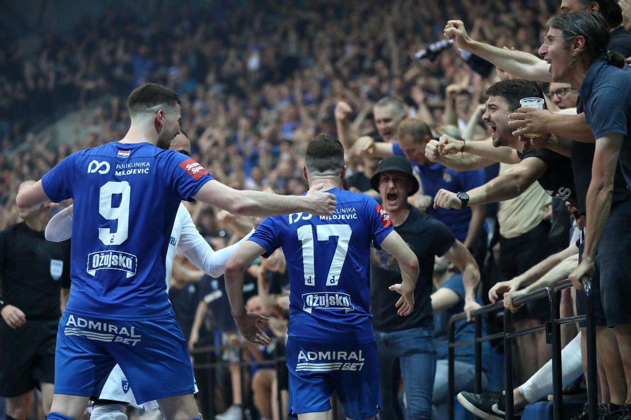 Zagreb: Treća utakmica finalne serije 1.HMNL između Futsal Dinama i Olmissuma