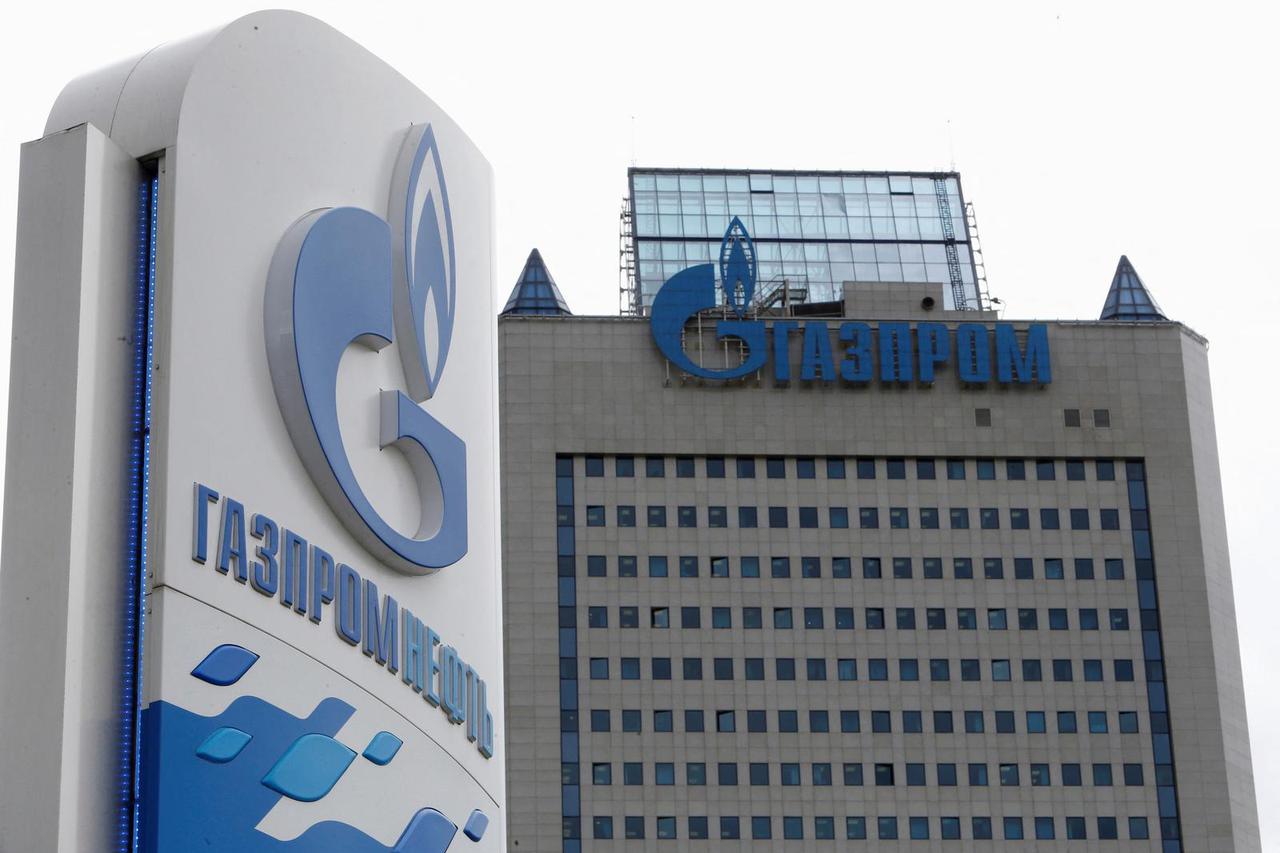 FILE PHOTO: General view shows the headquarters of Gazprom
