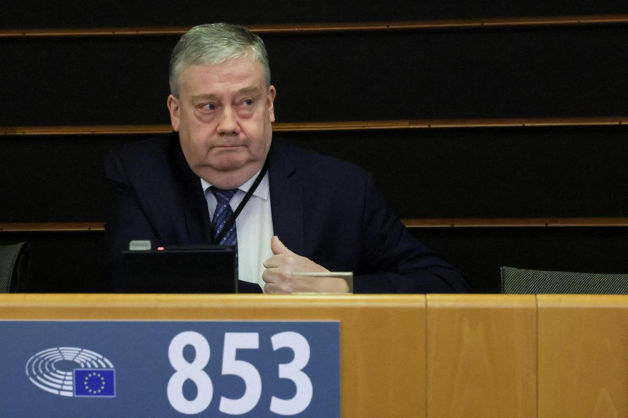 FILE PHOTO: EU parliament vote on lifting immunity of two MEPs in Brussels