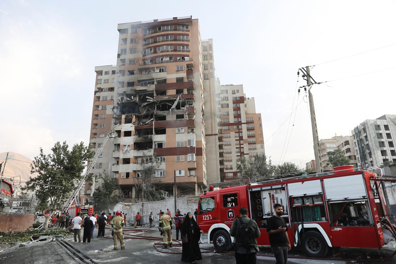 Aftermath of Israeli strikes, in Tehran
