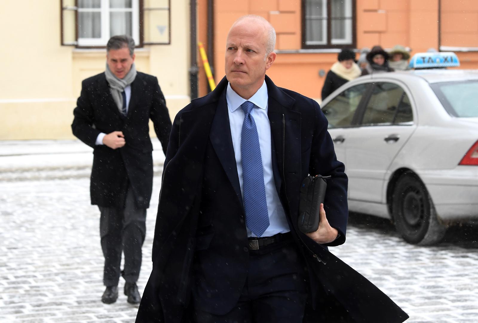 Dolazak vjerovnika Agrokora u Banske dvore na sastanak s premijerom