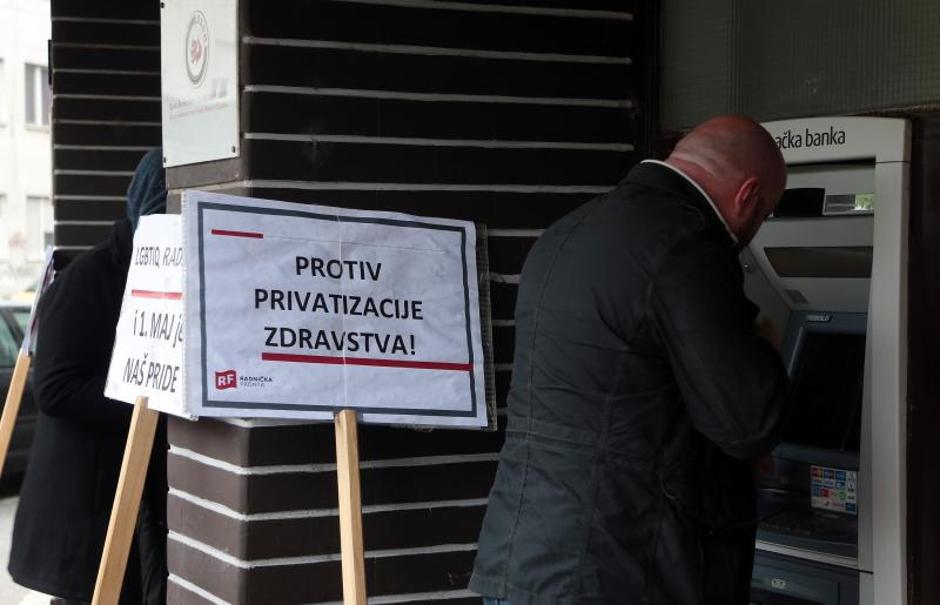 "Kapital napada, radnice i radnici vrijeme je za otpor" slogan je druge sindikalne povorke