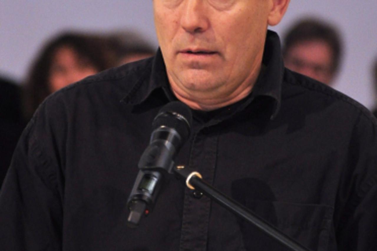 '09.12.2012., Pula - U galeriskom prostoru Sveta srca odrzana svecanost dodjela nagrade Kiklop, pulskog sajma knjige. Jasen Boko  Photo: Dusko Marusic/PIXSELL'