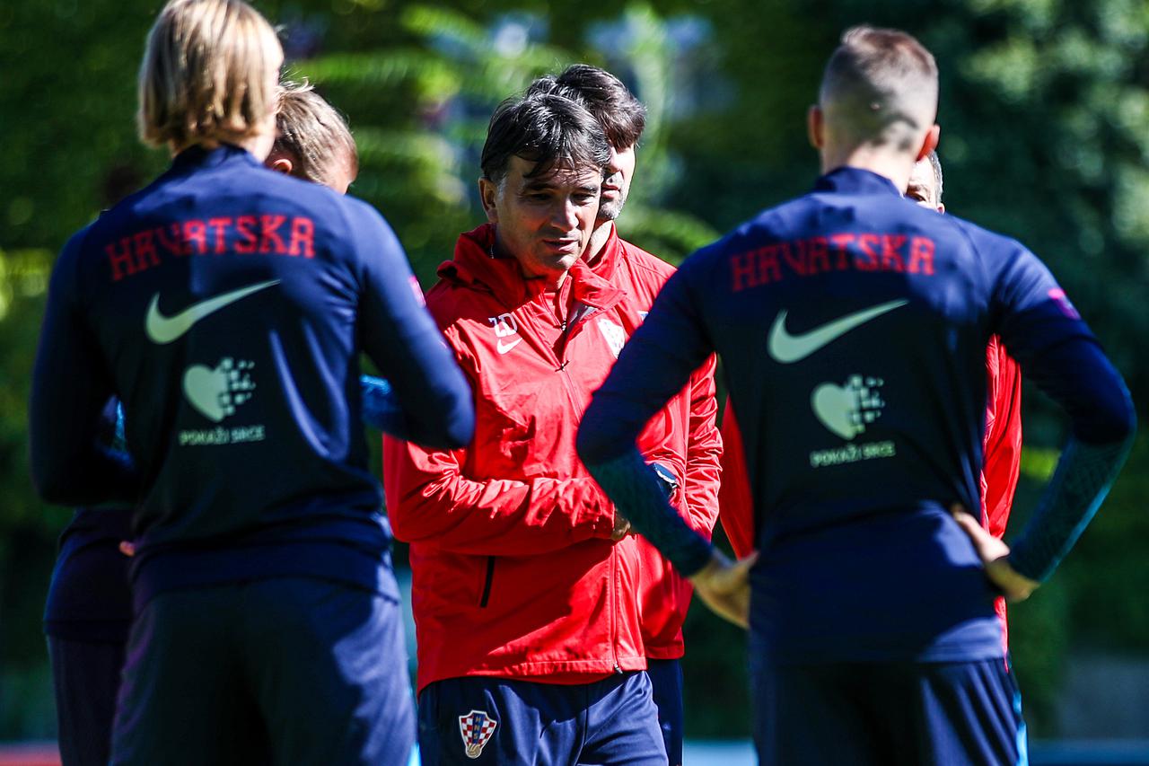 Zagreb: Trening hrvatske nogometne reprezentacije