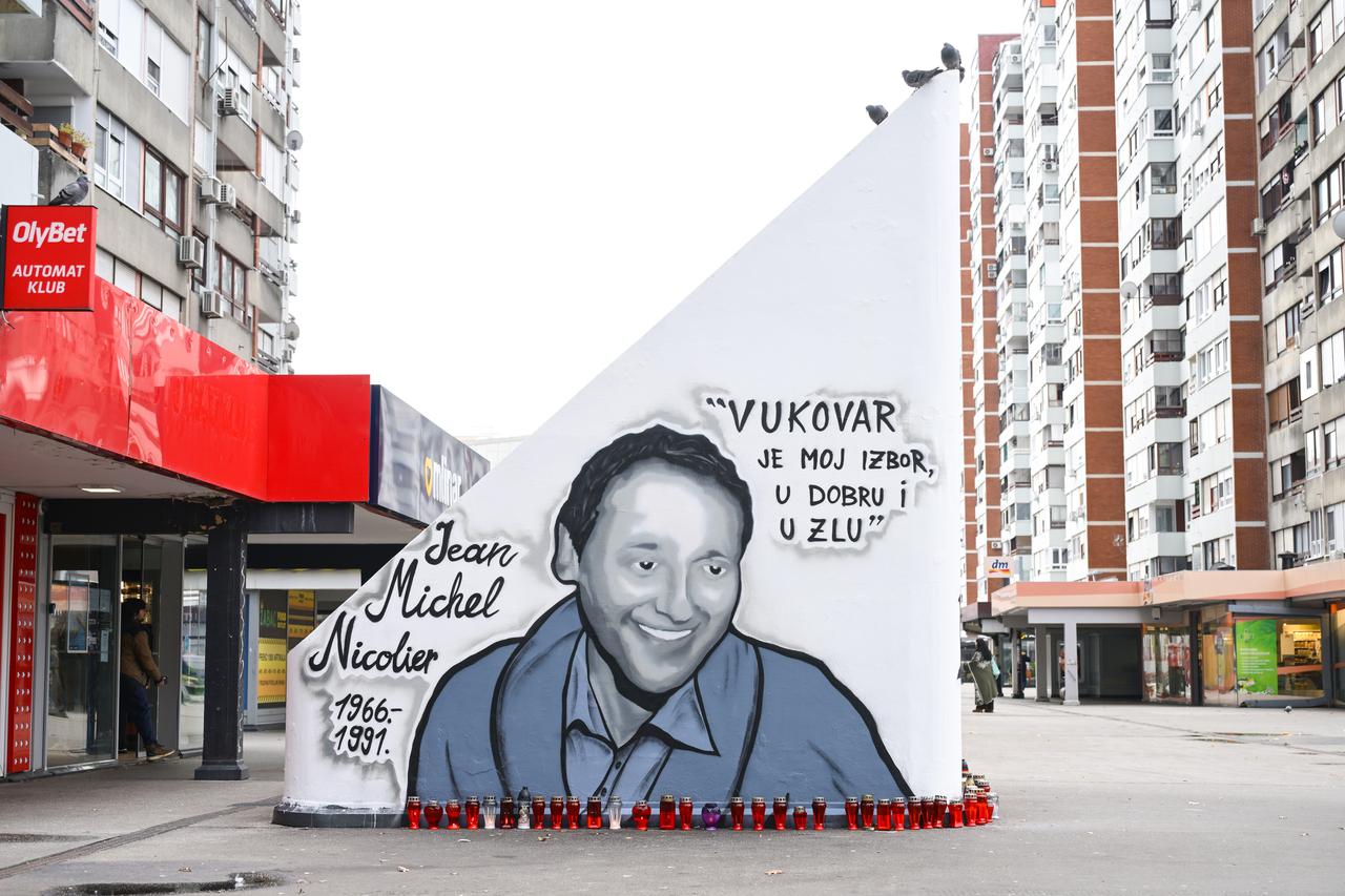 Zagreb: Novi mural posvećen vukovarskom heroju Jean Michelu Nicolieru