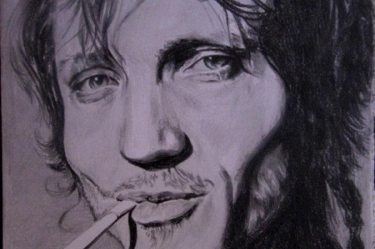 Portret Darka Rundeka, rad Ivane Ložnjaković 