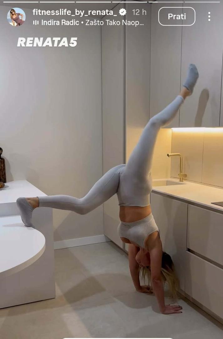 Iako je poznata po kulinarskim vještinama, ovoga je puta kuhača ostala po strani, a fokus je bio na tjelesnoj aktivnosti.