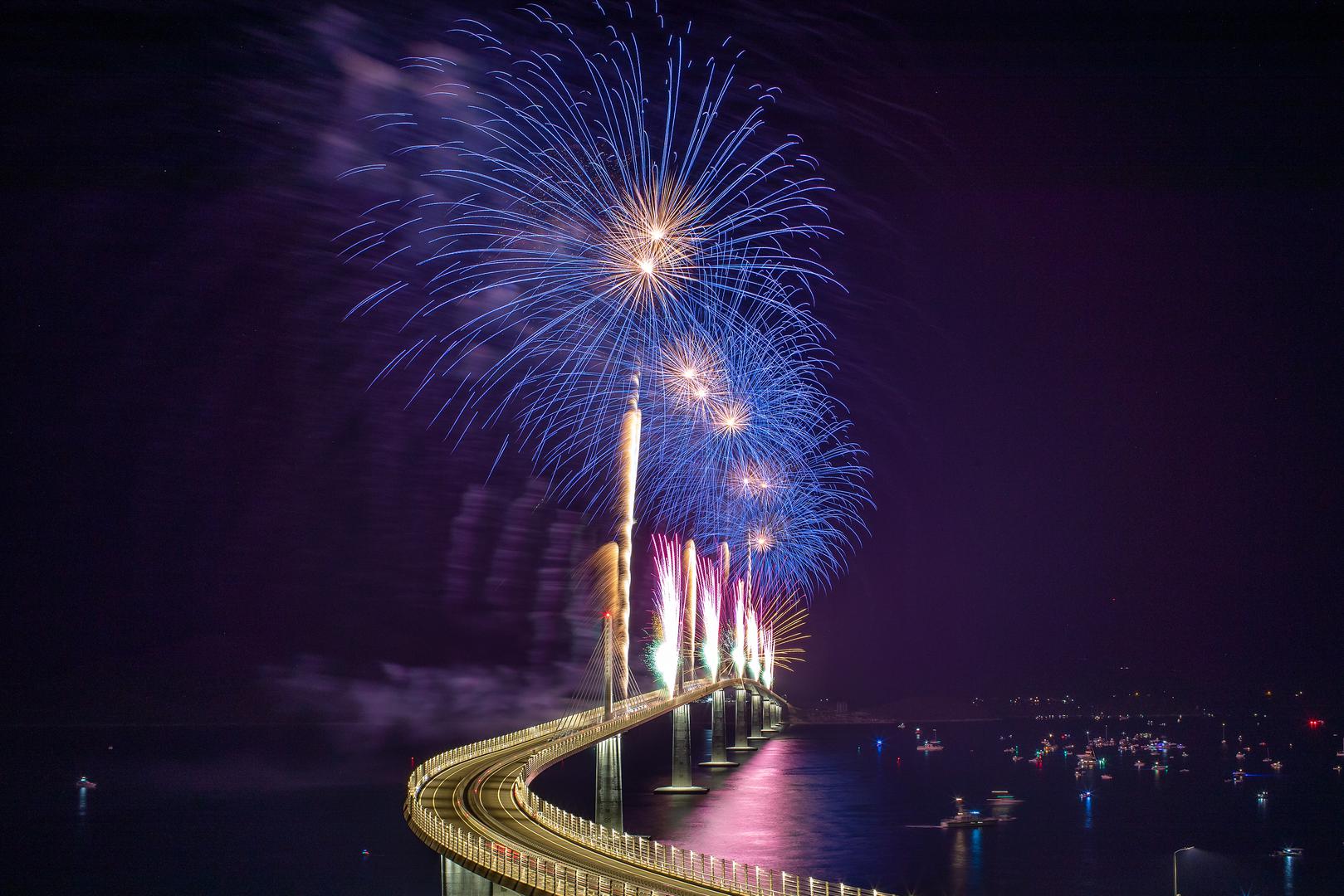 26.07.2022., Komarna - Sluzbeno otvorenje Peljeskog mosta.   Photo: Igor Kralj/PIXSELL