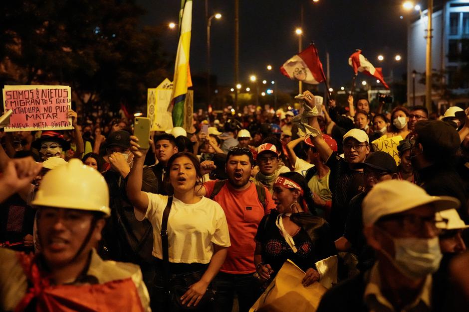 Anti-government protests in Lima