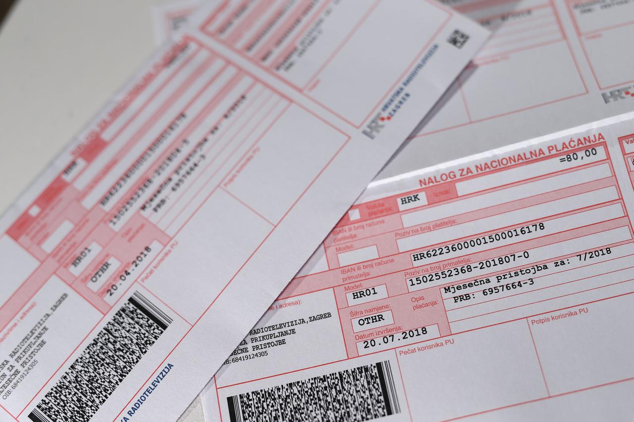 Ra?uni za mjese?nu pristojbu HRT-a