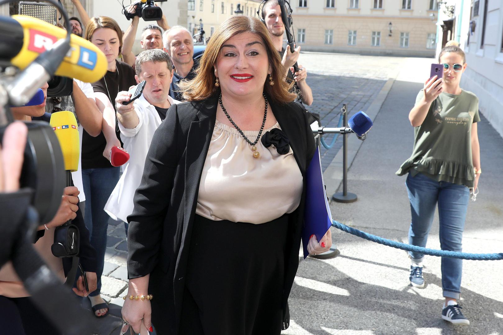 17.07.2019., Zagreb - Ministri i drzavni tajnici dolaze u Banske dvore na sjednicu uzeg kabineta Vlade.Photo: Patrik Macek/PIXSELL