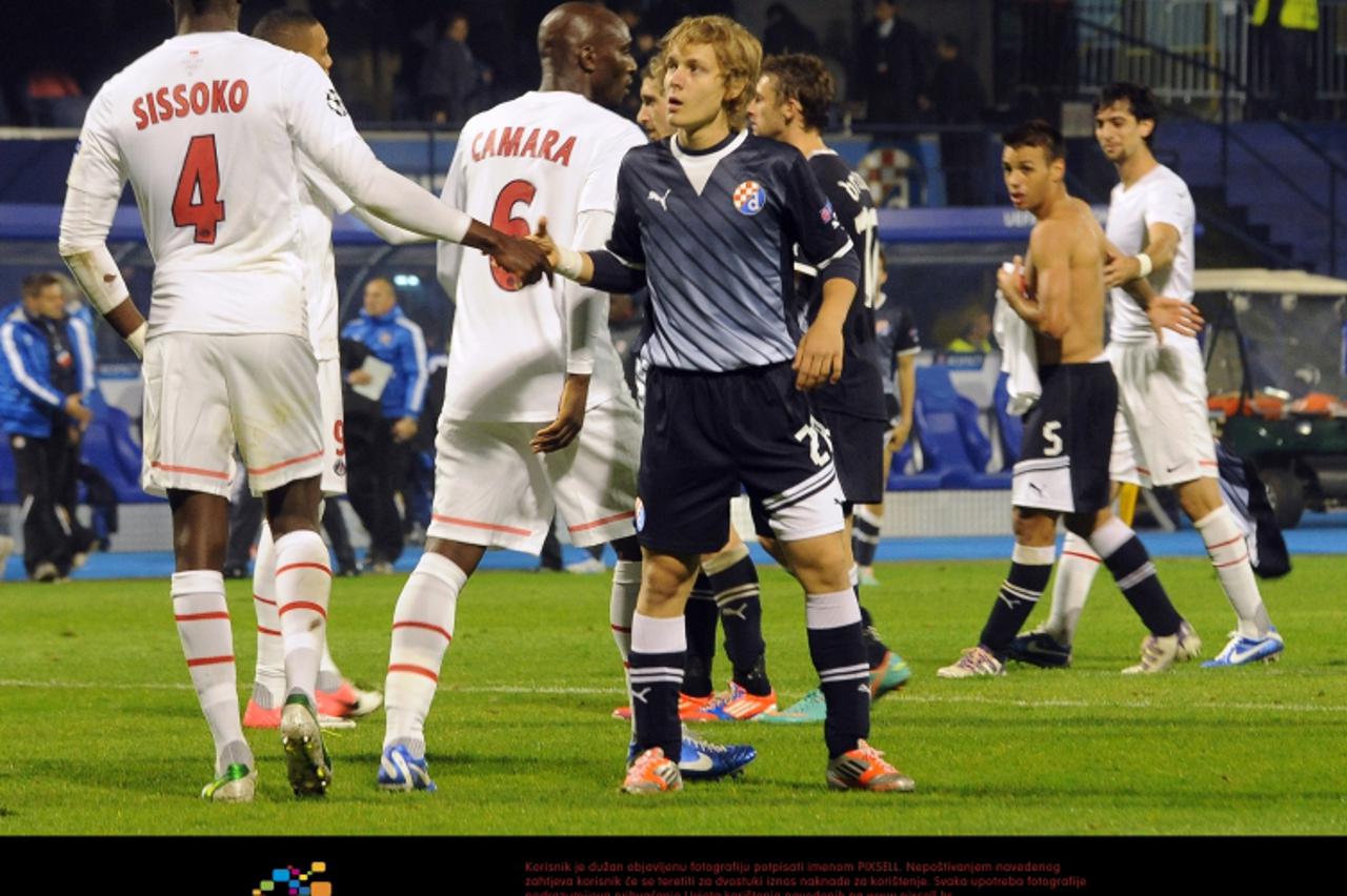 '24.10.2012., Stadion Maksimir, Zagreb - Nogometna utakmica UEFA Lige prvaka, 3. kolo, GNK Dinamo - FC Paris Saint Germain. Alen Halilovic. Photo: Daniel Kasap/PIXSELL'