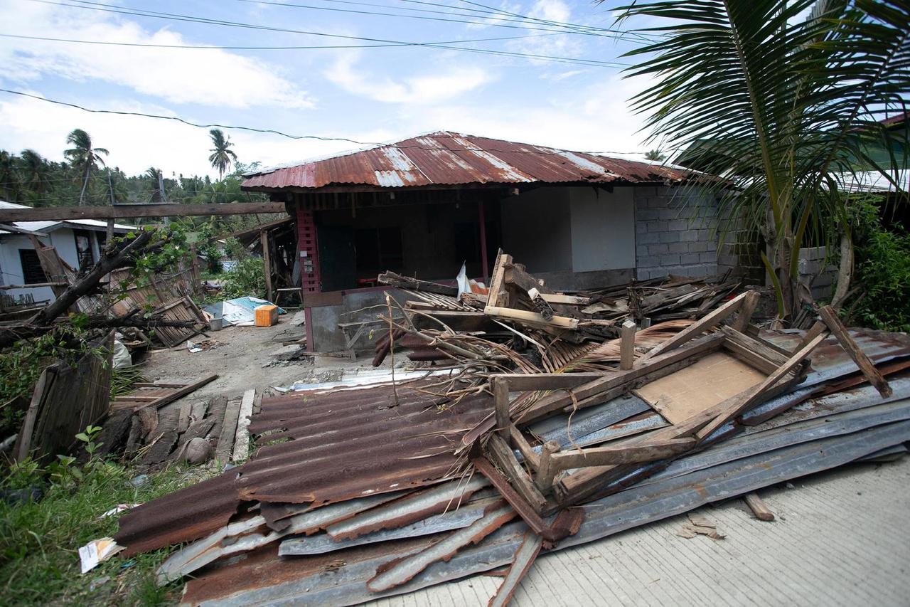 Aftermath of earthquake in southern Philippines