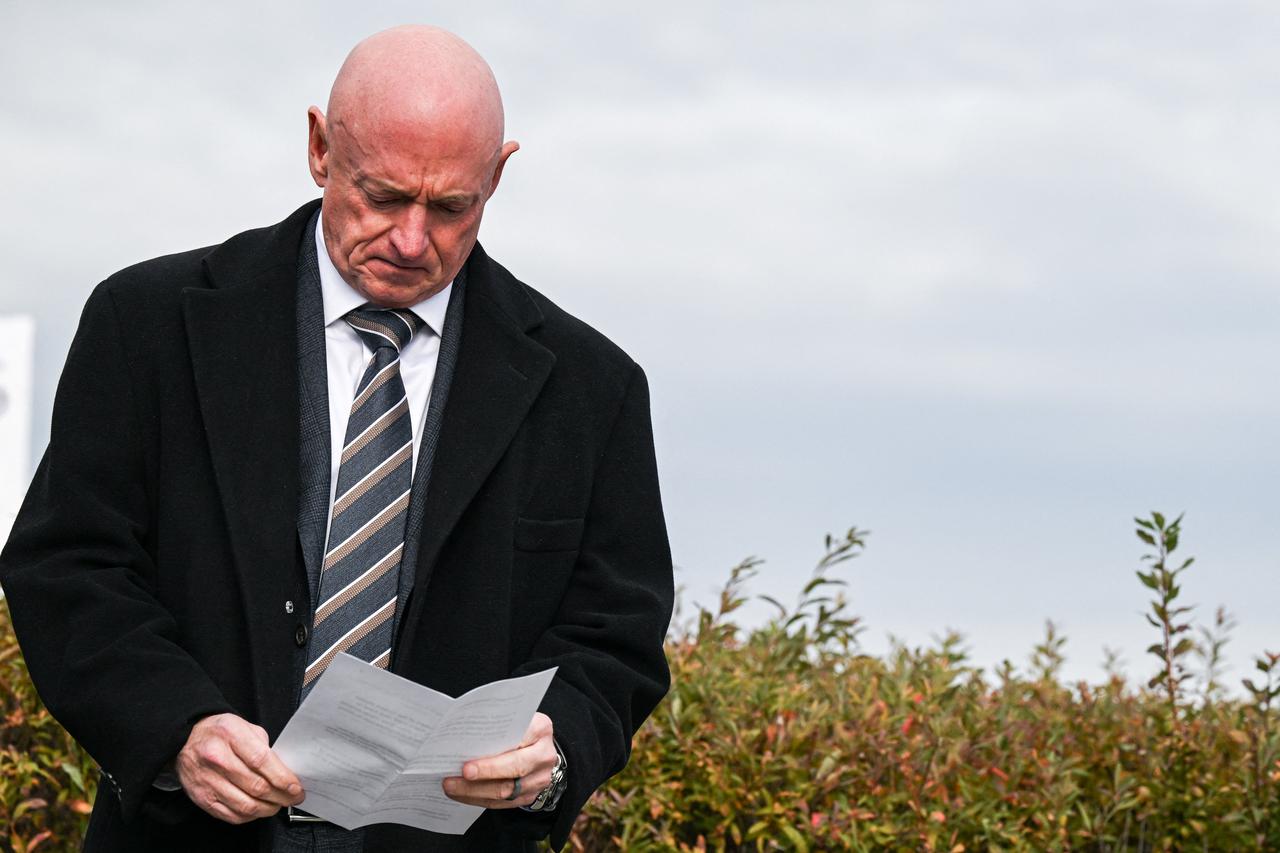 U.S. Senator Mark Kelly (D-AZ) rea