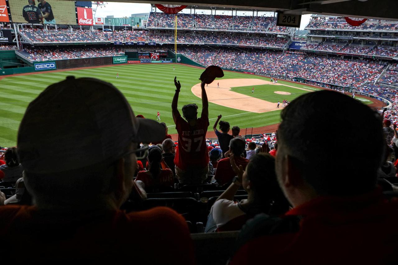 Nationals vs. Reds baseball game at Nationals Park in Washington