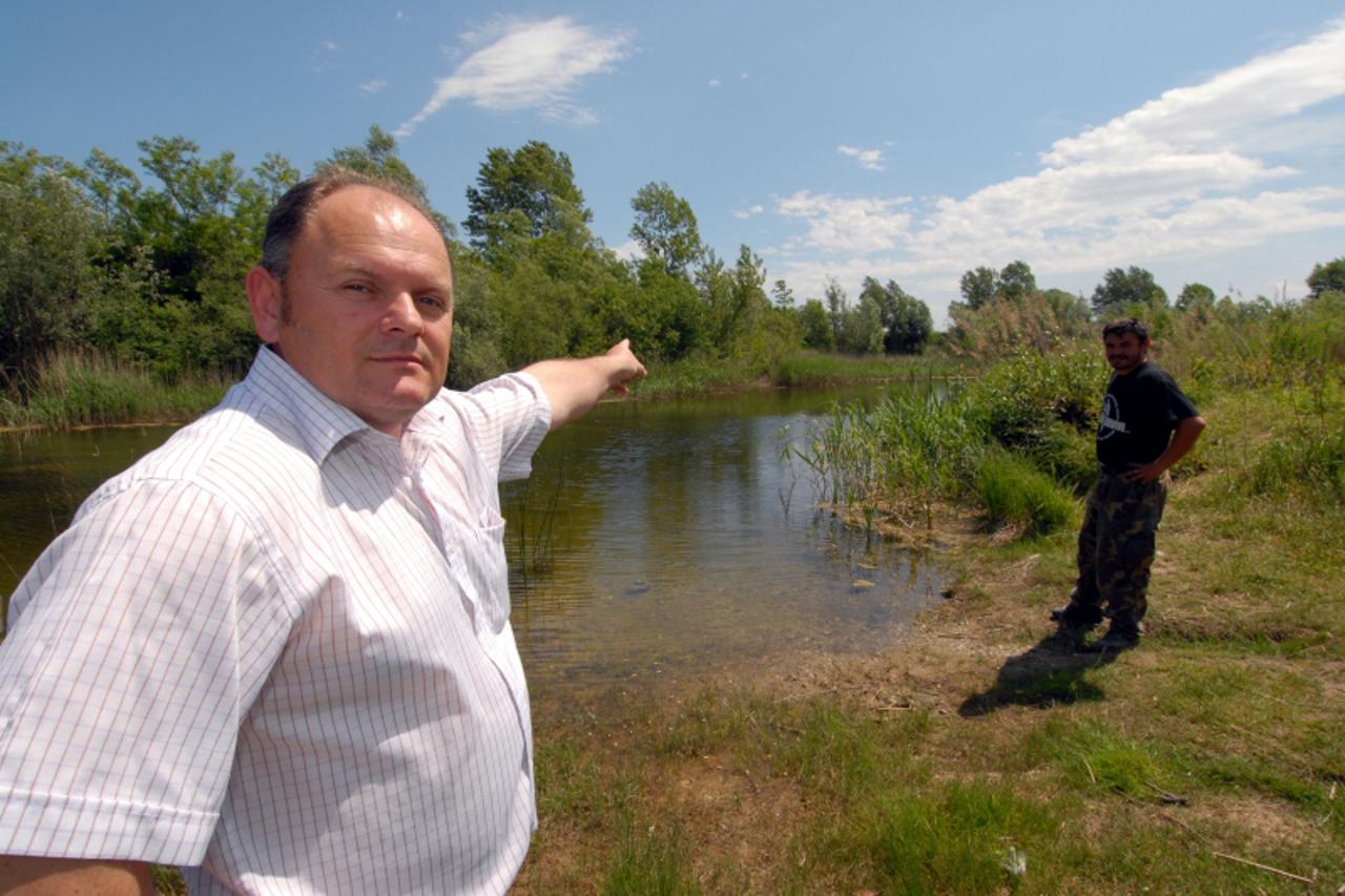 '27.05.2010. Sracinec - Opcina Sracinec planira nekadasnju sljuncaru Komarice preurediti u sportsko rekreacijski park Photo: Marko Jurinec/PIXSELL'