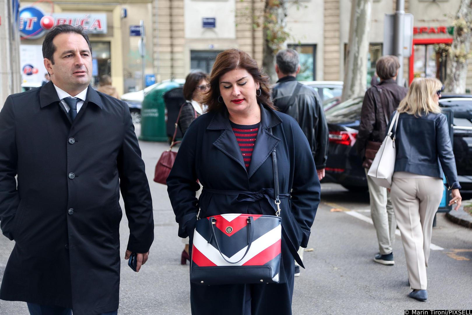 09.10.2019., Trg zrtava fasizma, Zagreb - Zajednicka sjednica Predsjednistva i Nacionalnog vijeca HDZ-a. Gabrijela Zalac. Photo: Marin Tironi/PIXSELL