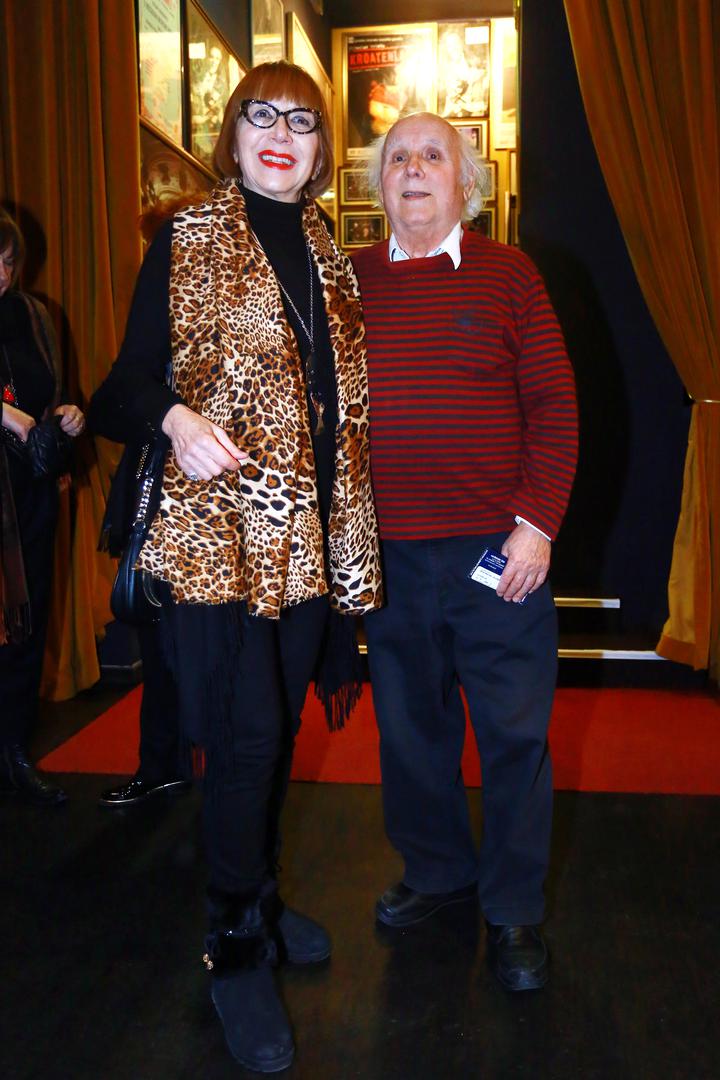 Zagreb: Premijera predstave Uspjeh preko noći  26.1.2019., Zagreb - U Histrionskom domu, odrzana je premijera predstave Uspjeh preko noci u reziji Sase Broz. Marija Sekelez, Franjo Jurcec.rPhoto: Borna FilicPIXSELL 