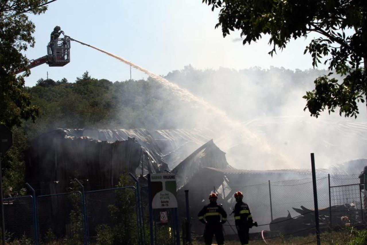 Požar u industrijskoj zoni Kukuljanovo 