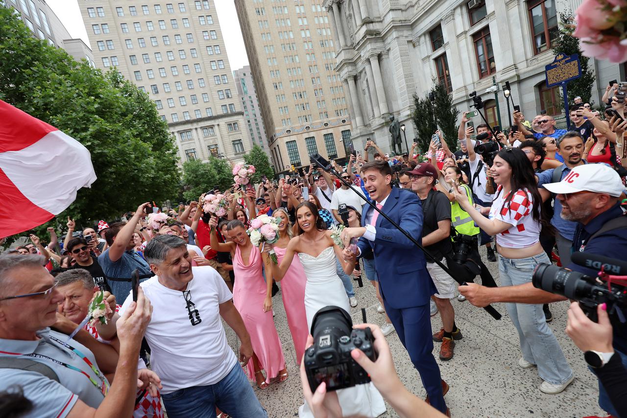 SP 2026 Philadelphia: Lokalni mladenci oduševljeni hrvatskim navijačima
