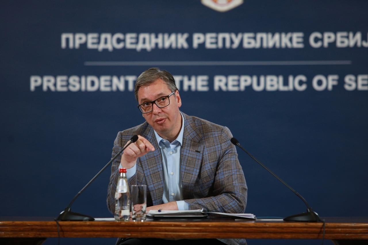Beograd: Aleksandar Vučić obratio se medijima nakon sastanka s Lajčakom