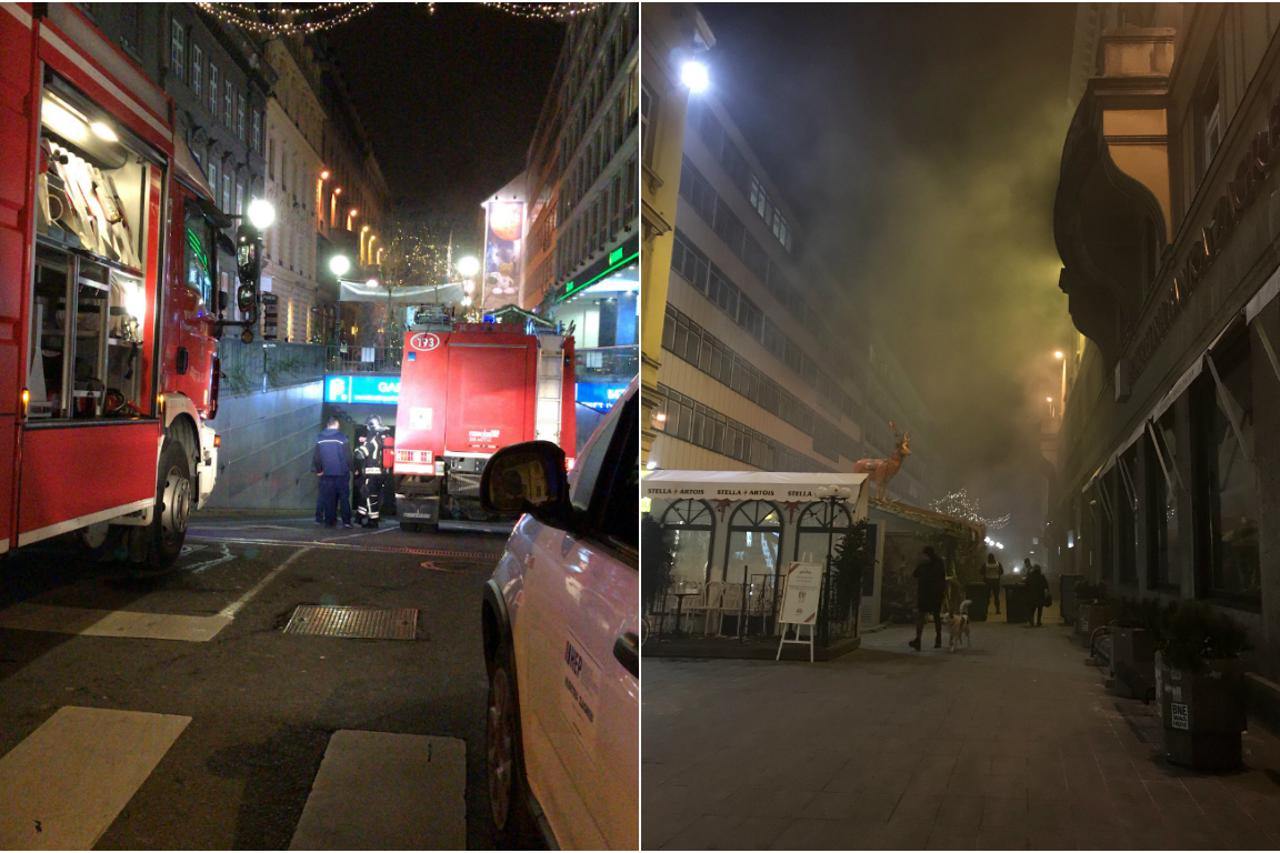Gusti dim izbio iz garaže kod Kina Europa