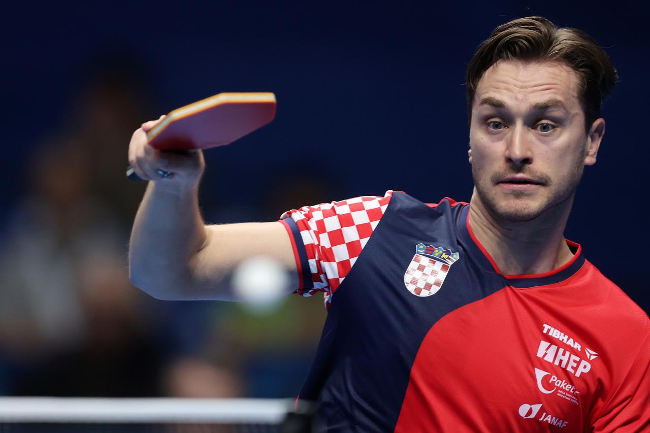 Zadar: Europsko ekipno prvenstvo u stolnom tenisu, Hrvatska - Njemačka