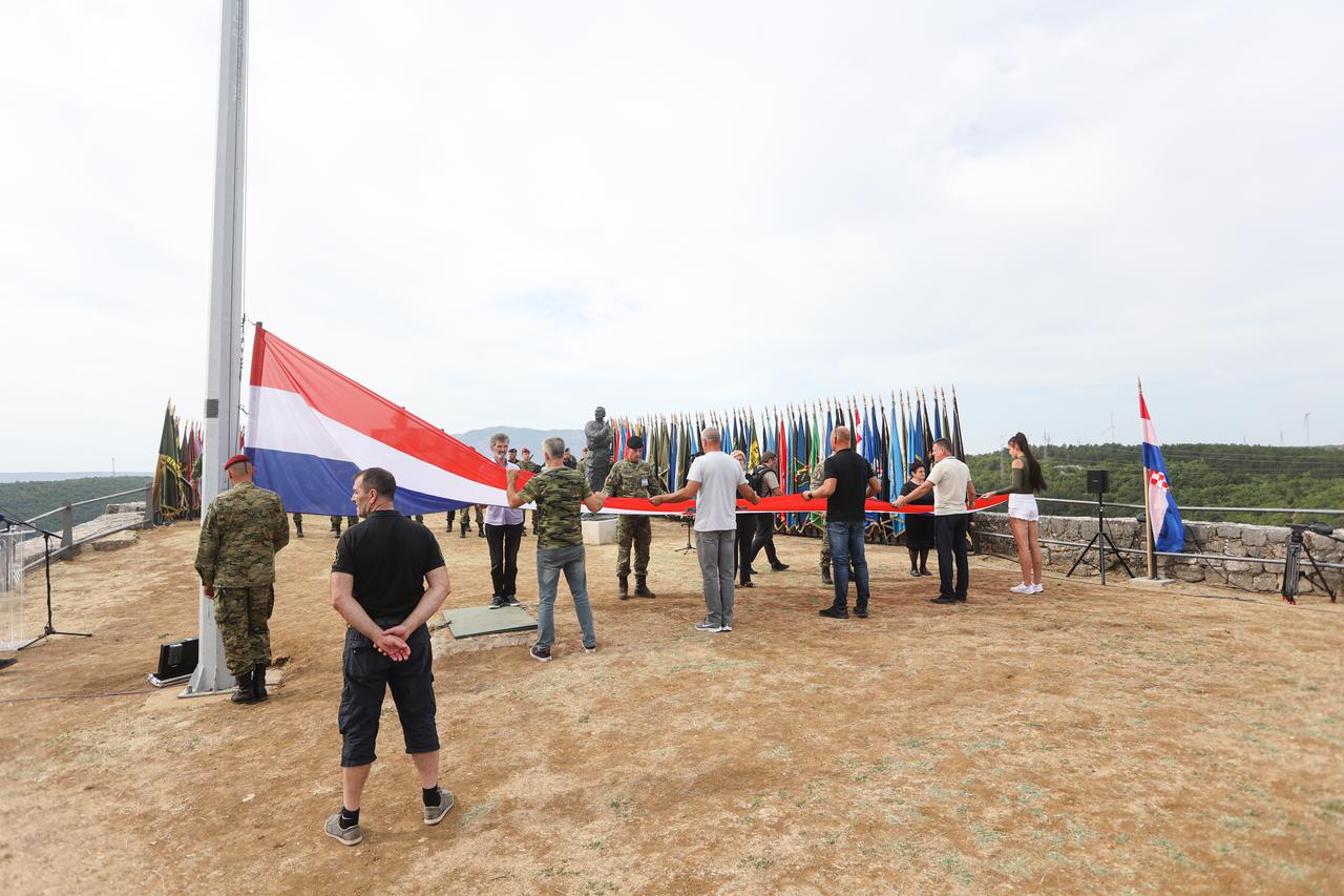 Generalna proba svečane proslave Oluje u Kninu