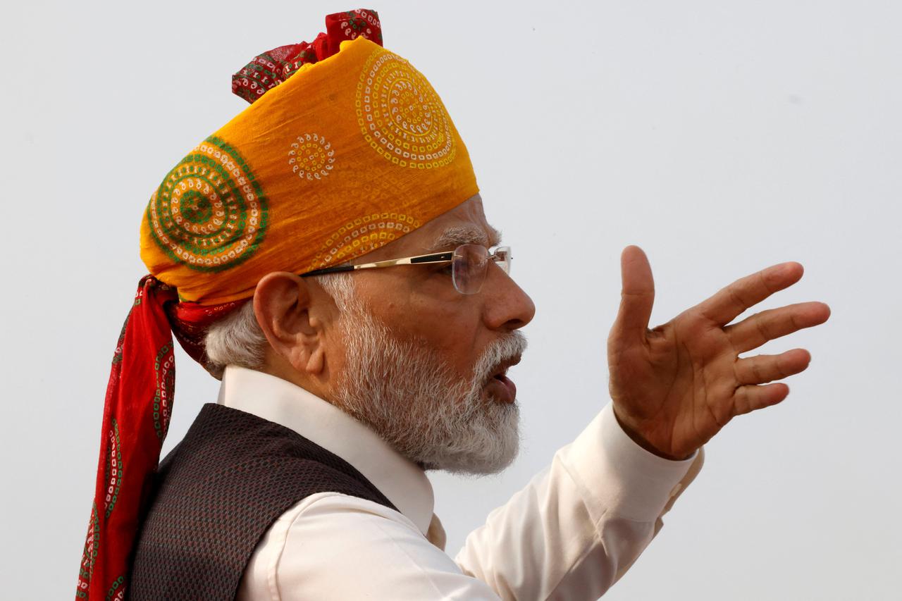 Independence Day celebrations at the historic Red Fort in Delhi
