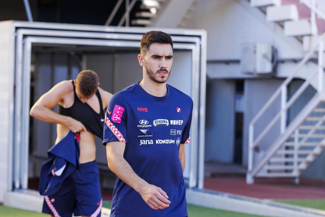 Split: Trening hrvatske nogometne reprezentacije na Poljudu
