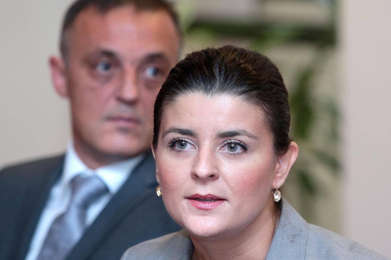 03.09.2014., Zagreb - U Ministarstvu poljoprivrede odrzana je konferencija za medije o uspostavi informacijskog sustava  koji ce omoguciti pregled drzavnog poljoprivrednog zemljista. Photo: Patrik Macek/PIXSELL