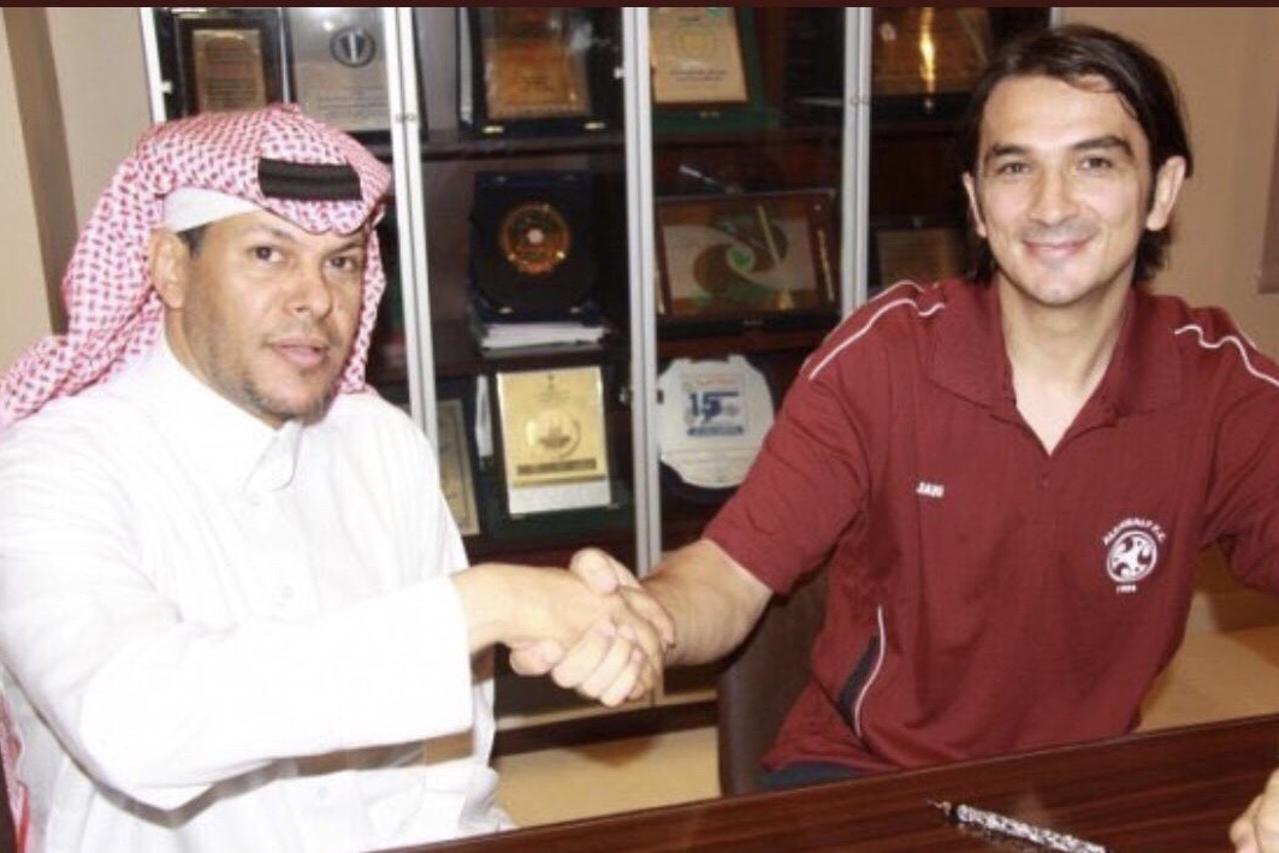 Zlatko Dalić s Fahd Al-Madaljom, predsjednikom saudijskog kluba Al-Faisaly Harmah