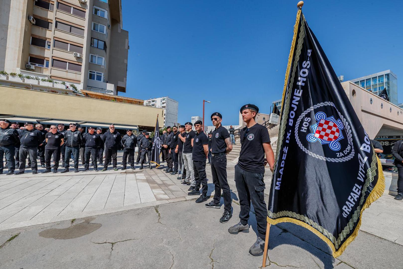 U Splitu je u petak obilježena 35. godišnjica osnutka IX. bojne HOS-a. 