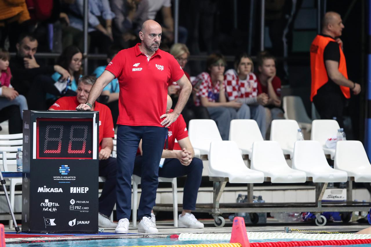 Zagreb: Svjetski kup u vaterpolu, Hrvatska - Mađarska