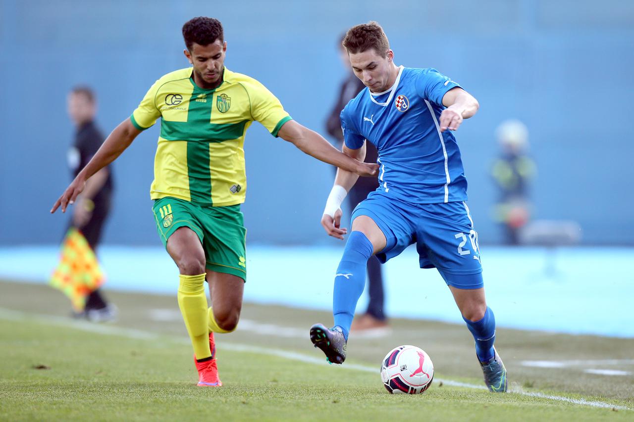 08.11.09.2015.,  stadion u Maksimiru, Zagreb - Prva HNL MAXtv liga, 16. kolo, GNK Dinamo - NK Istra 1961. Abdelhakim Nour Bouhna, Marko Pjaca Photo: Igor Kralj/PIXSELL