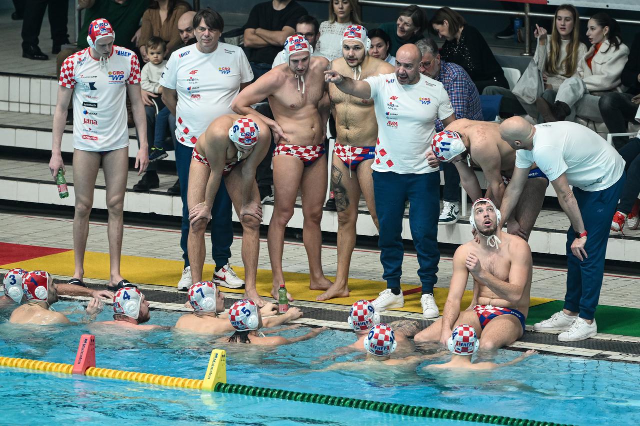 Zagreb: Prijateljska vaterpolo utakmica, Hrvatska - Mađarska