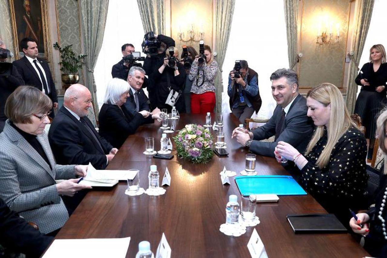 Andrej Plenković i Janica Kostelić