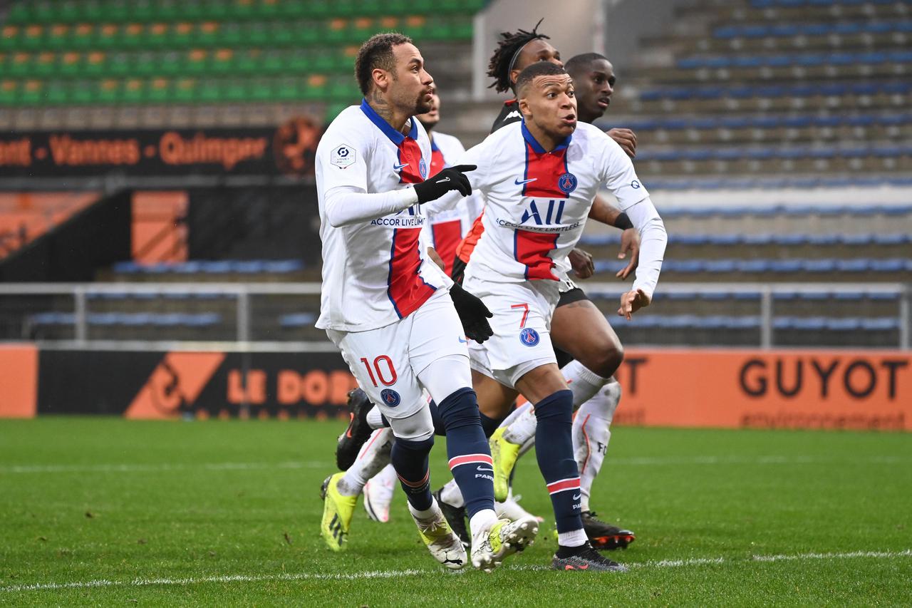 FRA, Ligue 1, FC Lorient vs Paris Saint Germain