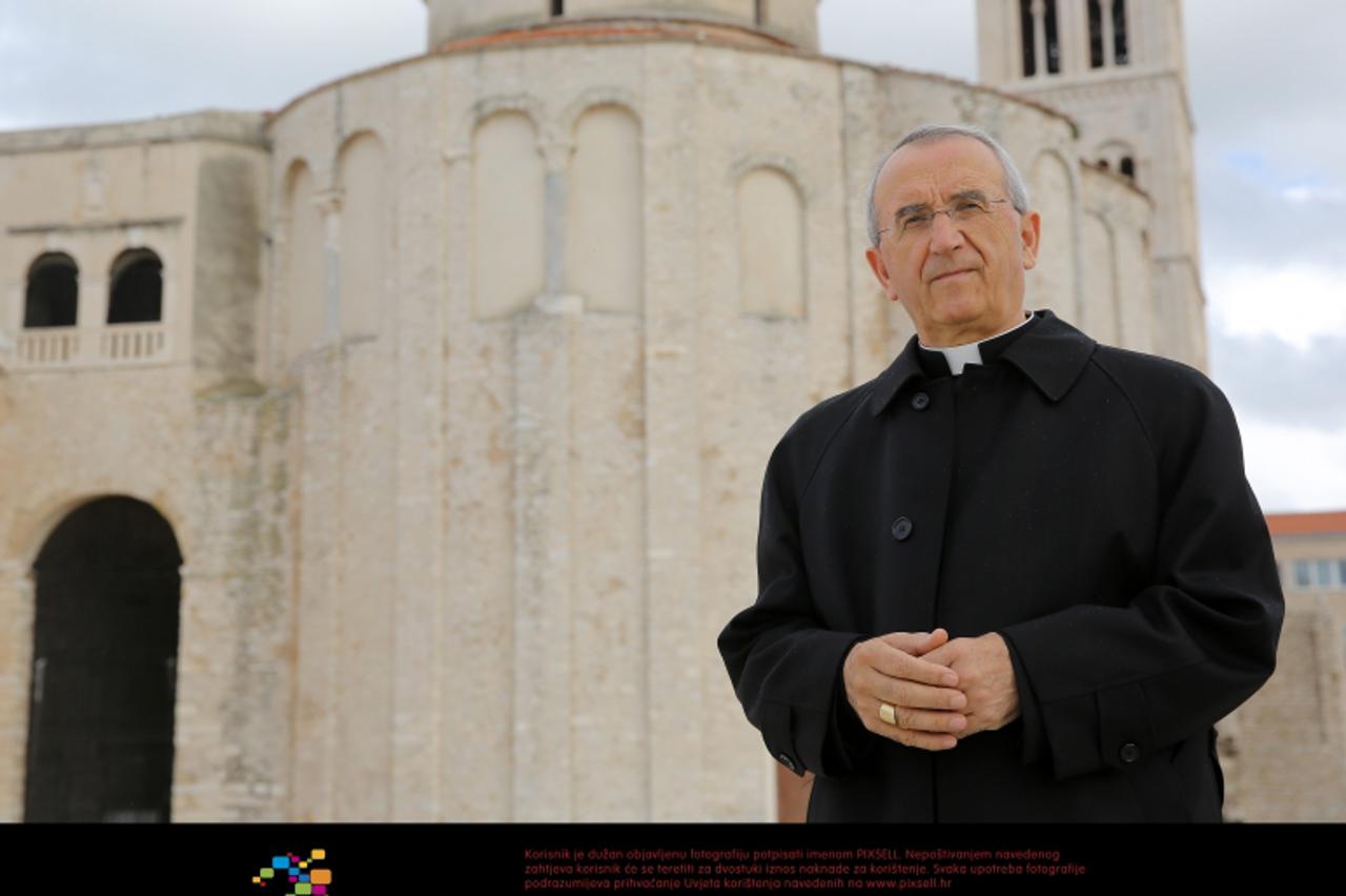 'SPECIJAL OBZOR 29.11.2012., Zadar - Zadarski nadbiskup Zelimir Puljic.  Photo: Filip Brala/PIXSELL'